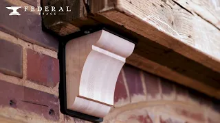 Support Your Mantel In STYLE Federal Brace Mantel Brackets QUICK LOOK