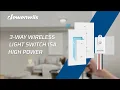 Effortless Lighting Control DEWENWILS Wireless Switch Kit for a Smarter Home - HWLS21G