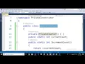 Private Constructor with example In C Hindi