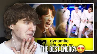 Download THE BEST ENERGY! (BTS Performs 'Dynamite' and 'Life Goes On' | MTV Unplugged Reaction/Review) MP3