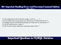 MCQ Questions Handling Errors and Processing Command Options with Answers
