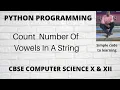 1 Python Program to Count the Number of Vowels in a String Hindi