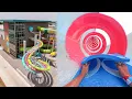 NEW OKANA Resort Waterpark POV Rides - Slides Zipline Cliff Jump