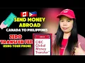FREE CHARGE PAANO MAGPADALA NG PERA FROM Canada to Philippines - The BEST options