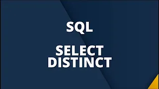SQL - SELECT DISTINCT