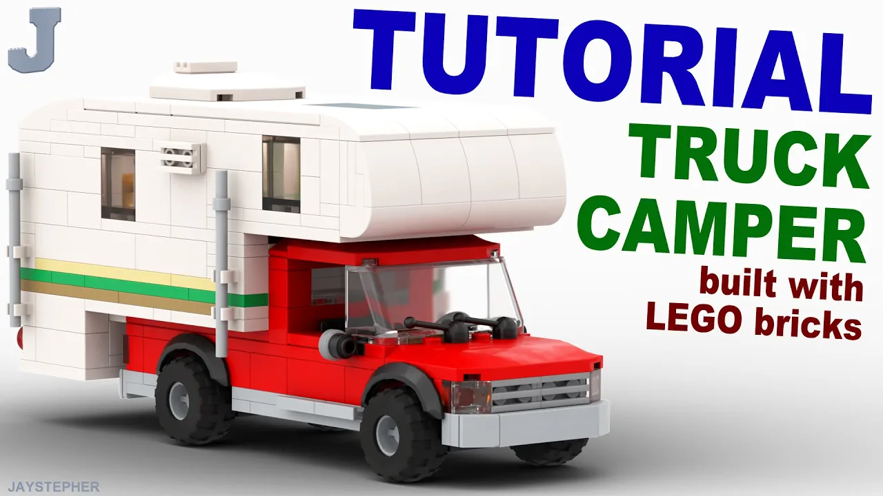 How To Build A LEGO Truck Camper DIY Tutorial