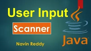 6 User Input using Scanner