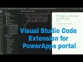 Visual Studio Code Extension for PowerApps Portal Power Apps CLI with Portals