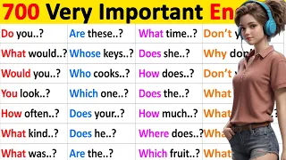 100 Common Question Answers to speak English Fluently Easily / How to learn English fast?