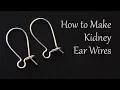How to Make Kidney Ear Wires - Beginner Wire Wrapping Tutorial