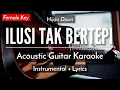 Download Lagu Ilusi Tak Bertepi (Karaoke Akustik) - Hijau Daun (Female Key)