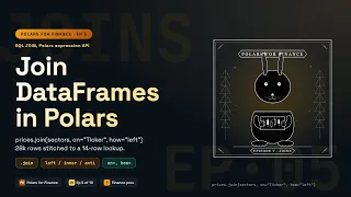 Join DataFrames in Polars Python Tutorial