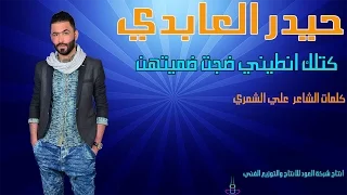 حيدر العابدي كتلك انطيني ضجت ضميتهن Haider Al Abedi 