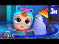 Download Lagu Fun Day At The Aquarium | |  Little Angel Color Songs \u0026 Nursery Rhymes | Learn Colors \u0026 Shapes
