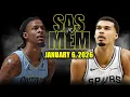 Lagu San Antonio Spurs vs Memphis Grizzlies Full Game Highlights – January 6, 2026 | NBA Season