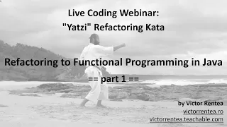 Refactoring to Functional Programming in Java - Live-Coding Kata