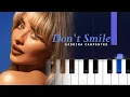 Download Lagu Sabrina Carpenter - Don’t Smile | Piano Tutorial