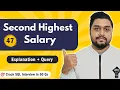 Second Highest Salary Leetcode 176 Crack SQL Interviews in 50 Qs