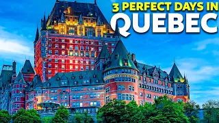 How To Spend 3 PERFECT Days in QUEBEC 2026 Itinerary