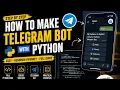 How to make Telegram Bot Using Python l Cybersecurity Tools