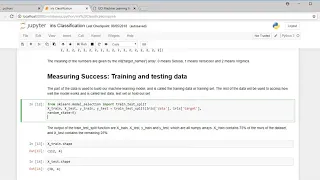 Machine Learning Classification - Iris Dataset