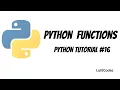Python Tutorial - Functions