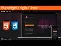 Pluralsight Login Page Clone - HTML CSS