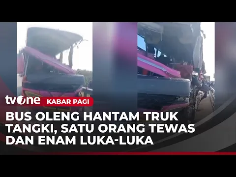 Kecelakaan Maut Bus Tiara Mas Tabrak Truk Tangki di Tol Pasuruan