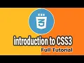 introduction to CSS3 full Tutorial 2021