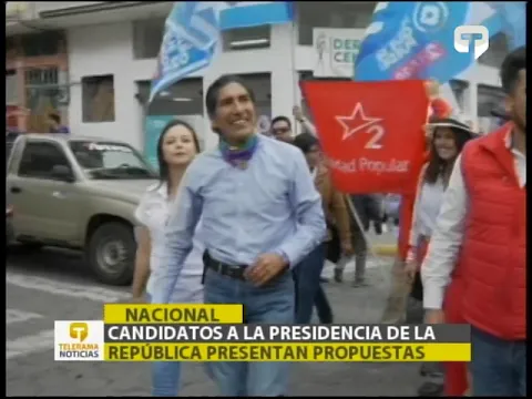 Candidatos a la presidencia de la república presentan propuestas