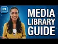 D2L Brightspace - Manage the Visual Content with the Media Library Tool