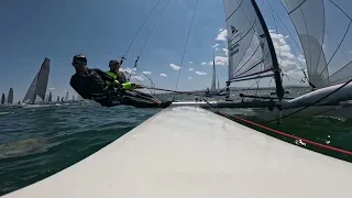 Tornado Worlds Race 2 off the start line