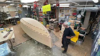 Now she looks like a boat. Next step longboarding