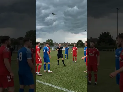 Lightning stops the match instantly ⚡#shorts