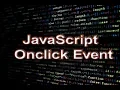 JavaScript Onclick Event