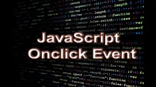 JavaScript Onclick Event
