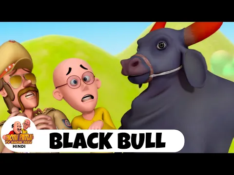 Download MP3 Black Bull | Comedy Funny Cartoon | काला सांड | मोटू पतलू | Full Ep 43 | Motu Patlu Show 2024