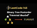 Leetcode 145 Binary Tree Postorder Traversal Python