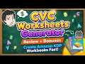 CVC Worksheets Generator Review Bonuses Create Amazon KDP Workbooks Fast