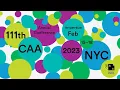 CAA 2023 111th Annual Conference Convocation