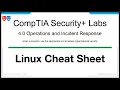 Essential Linux Commands Cheat Sheet Security Lab Reference Ep 17