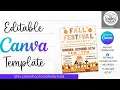 Editable Fall Festival Flyer