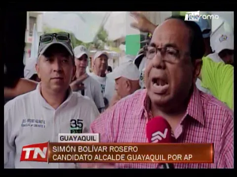 Candidatos Simón Bolívar Rosero y Gino Cornejo recorrieron sectores