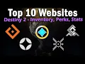 Top 10 Destiny 2 Websites - DIM Braytech org Light gg D2Gunsmith Ishtar Collective more