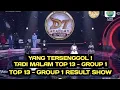 Download Lagu YANG TERSENGGOL TADI MALAM ! TOP 13 - GROUP 1 RESULT SHOW  / D' ACADEMY 7 
