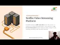 Netflix Streaming Platform System Design SNS Institutions