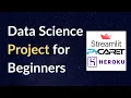 Data Science Project for Beginners using Streamlit and PyCaret