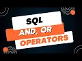 SQL AND OR operators Oracle SQL fundamentals