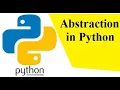 Abstraction in Python