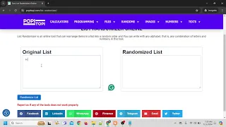 How can we use List Randomizer Tool
